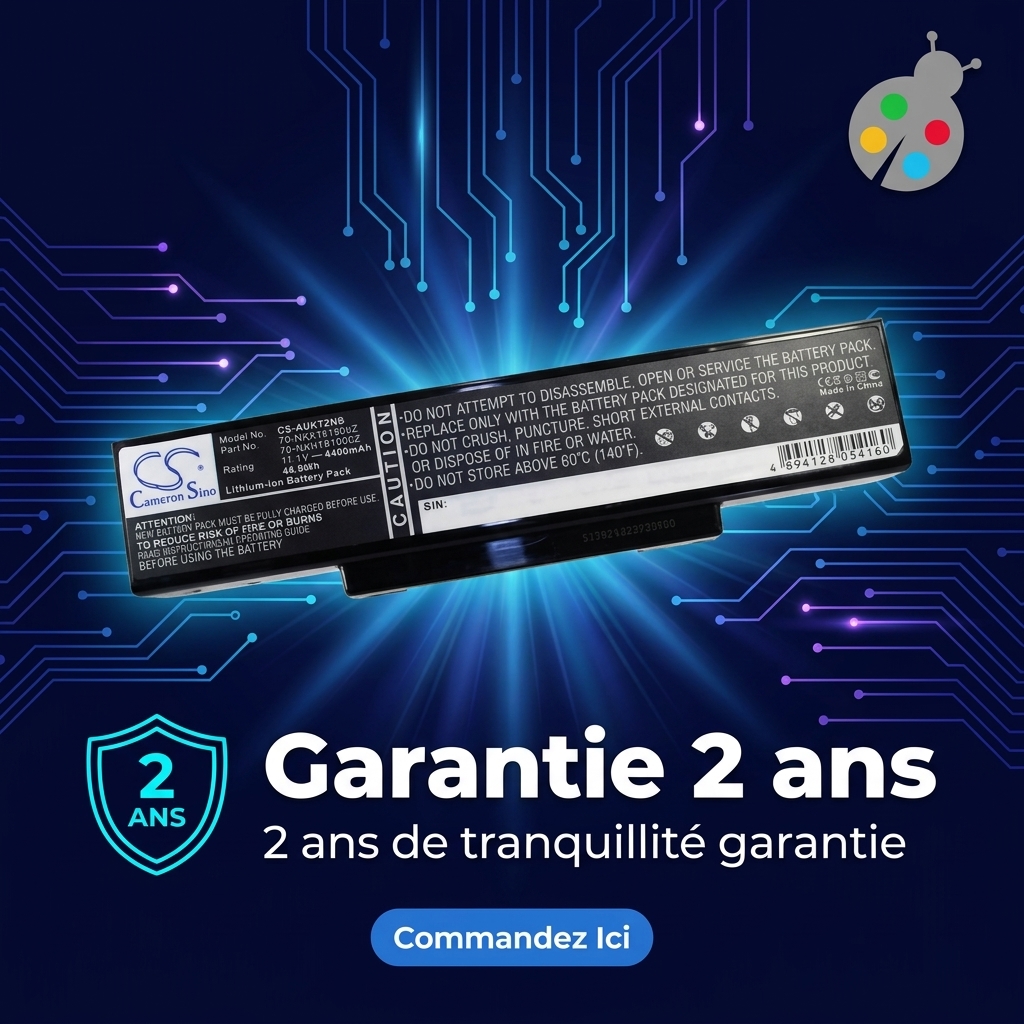 Batterie ordinateur portable asus n71j