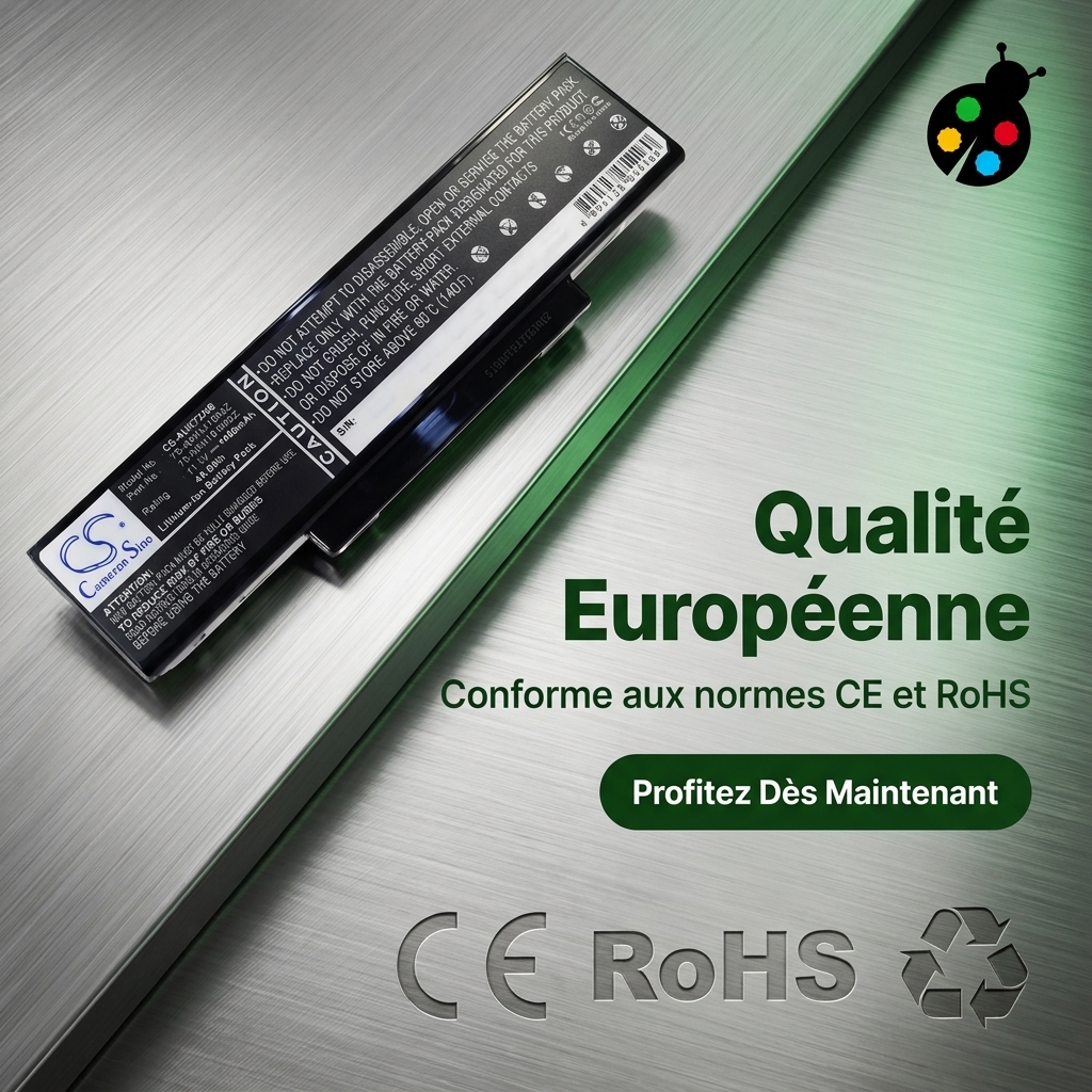 Batterie ordinateur portable asus n71j