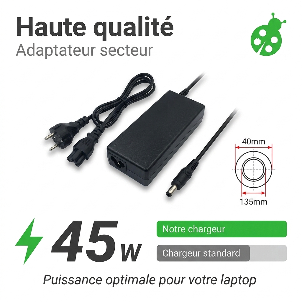 Chargeur ordinateur portable asus zenbook ux32vd