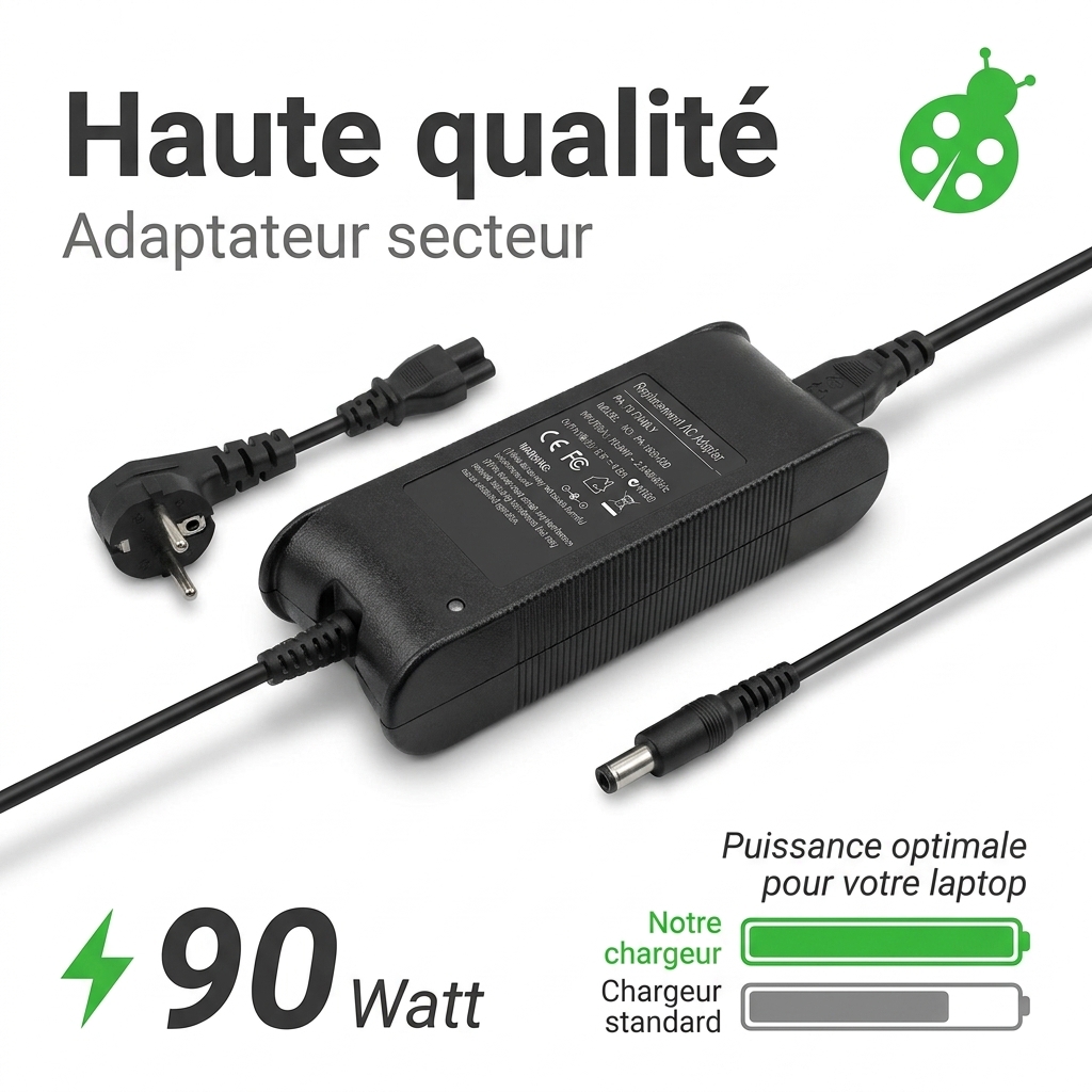 Chargeur ordinateur portable dell vostro 1510