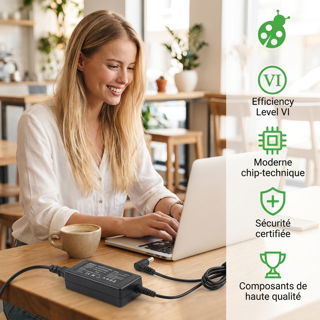 Chargeur ordinateur portable acer aspire e5 722