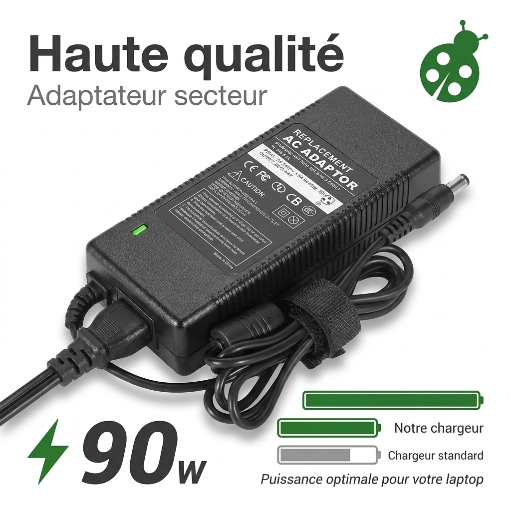 Chargeur ordinateur portable dell latitude ppx