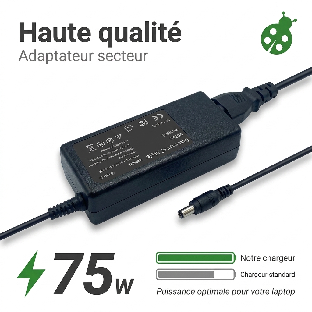 Chargeur ordinateur portable toshiba satellite 4300