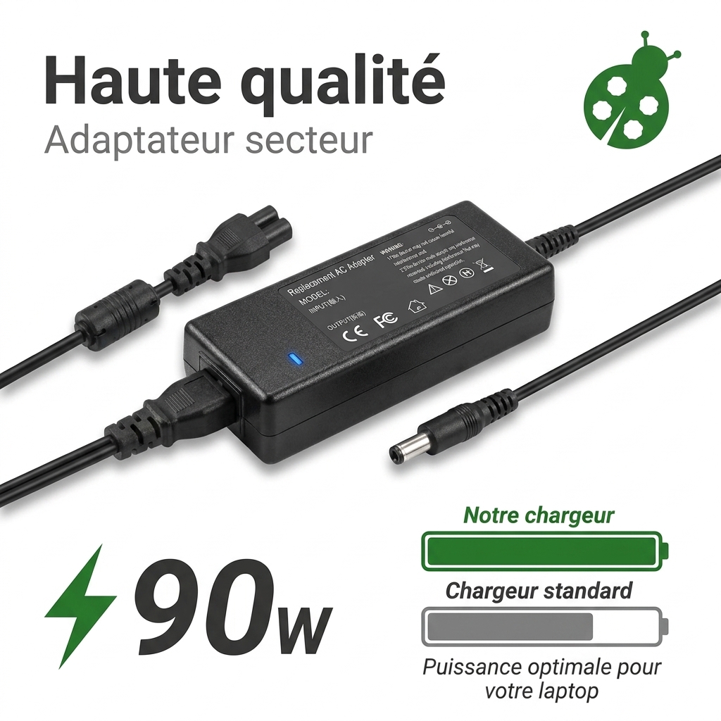 Chargeur ordinateur portable toshiba satellite m19