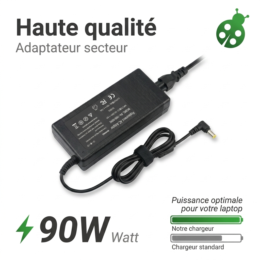 Chargeur ordinateur portable hp  pavilion dv2 1020ef