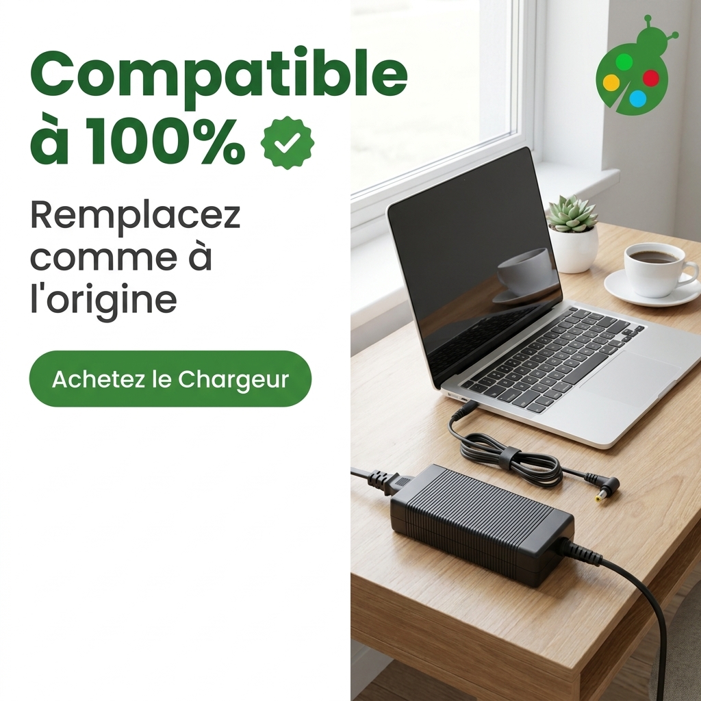 Chargeur ordinateur portable hp  pavilion dv2 1020ef