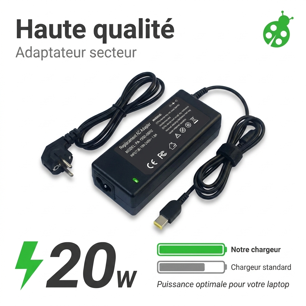 Chargeur ordinateur portable lenovo legion 5p 15imh05 82ay