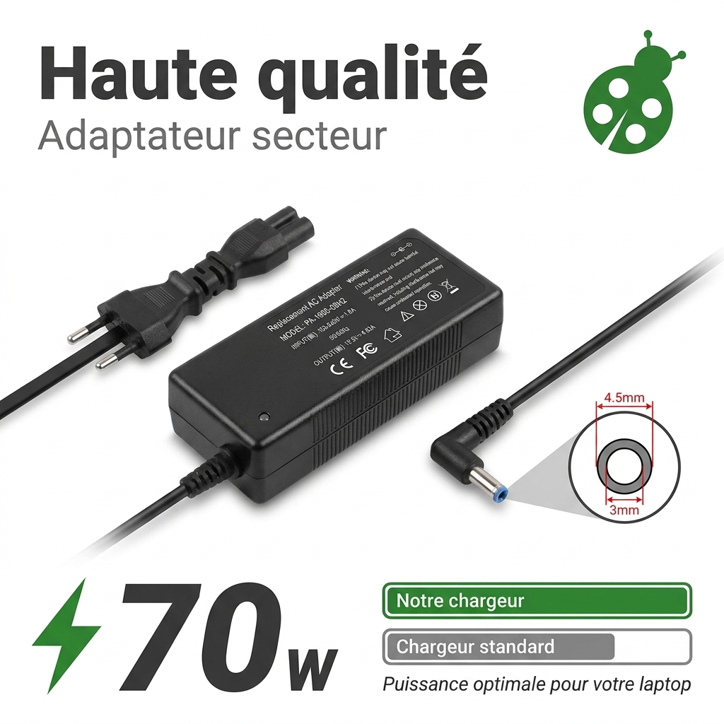 Chargeur ordinateur portable dell inspiron 13 5391 5391