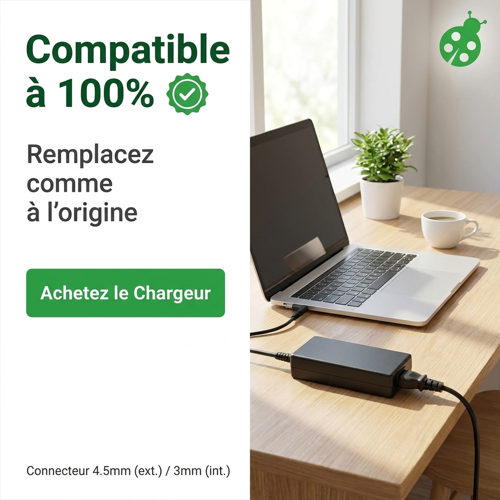 Chargeur ordinateur portable dell inspiron 13 5391 5391