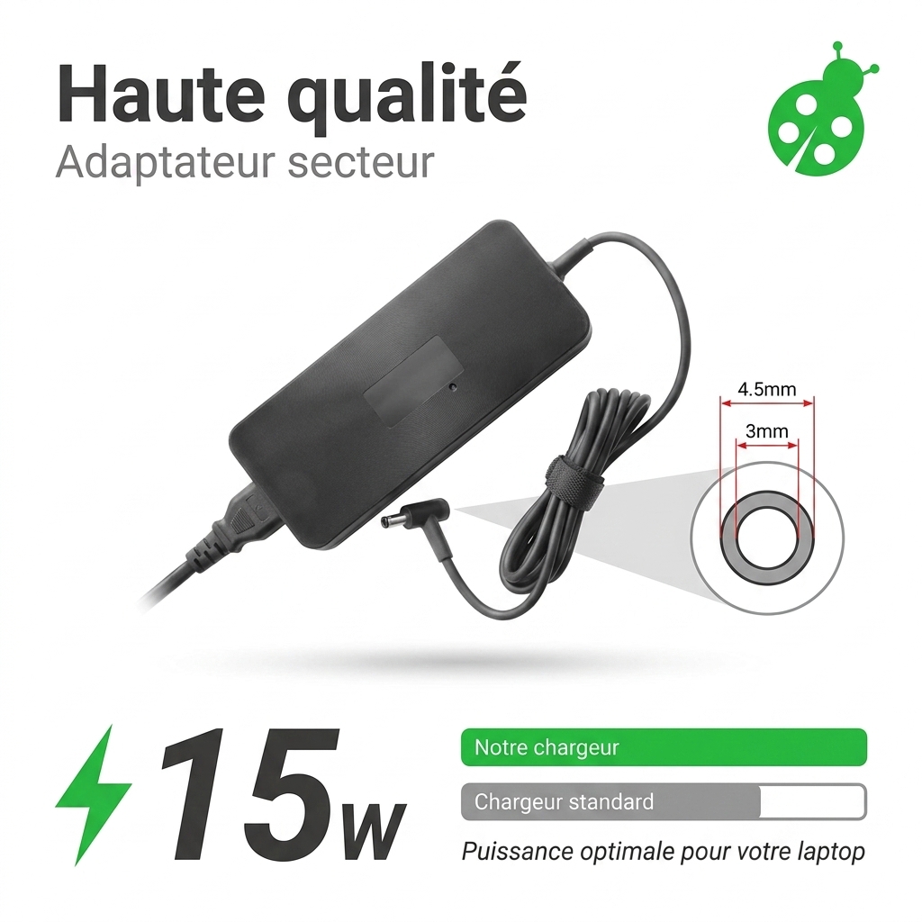 Chargeur ordinateur portable asus vivobook pro 14x oled m7400qc km080w