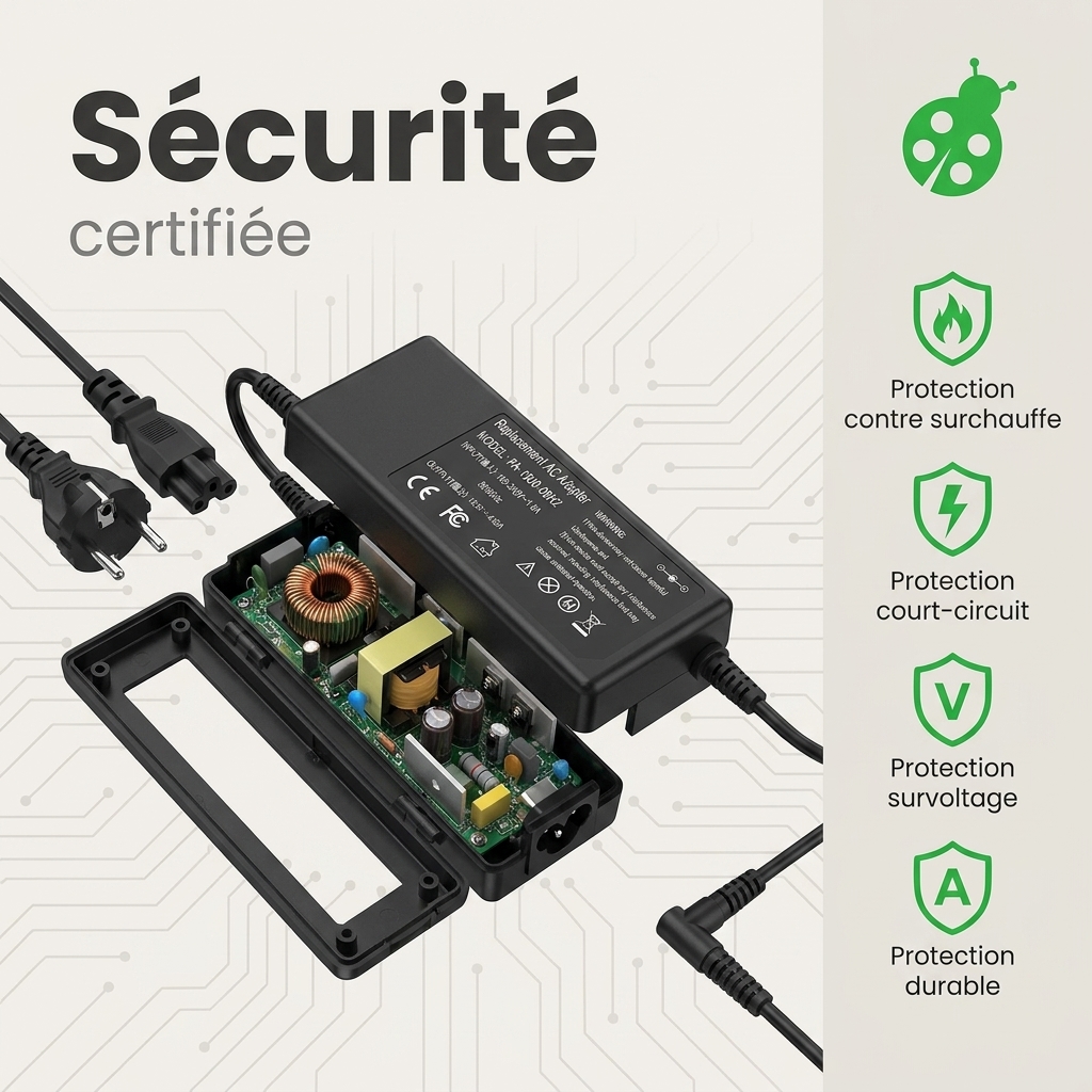 Chargeur ordinateur portable msi creator m16 a12ujs