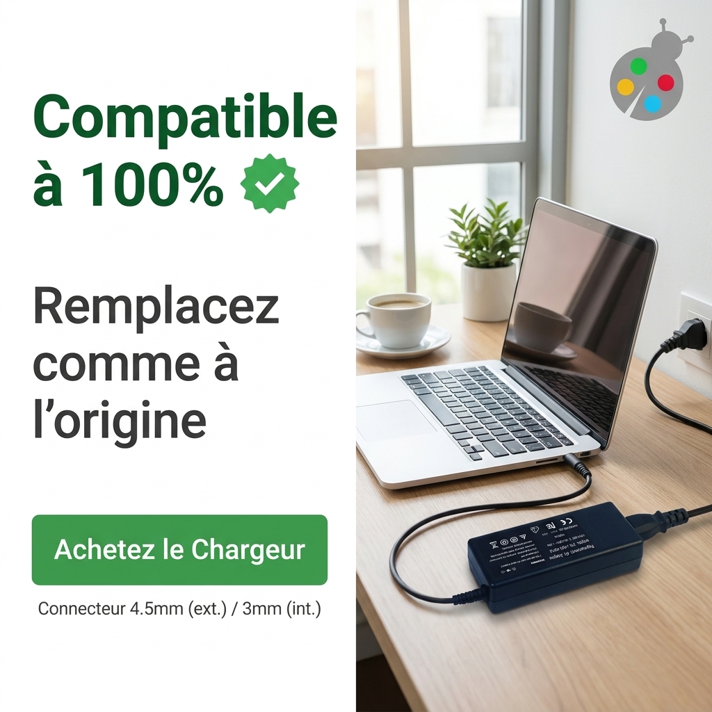 Chargeur ordinateur portable msi creator m16 a12ujs