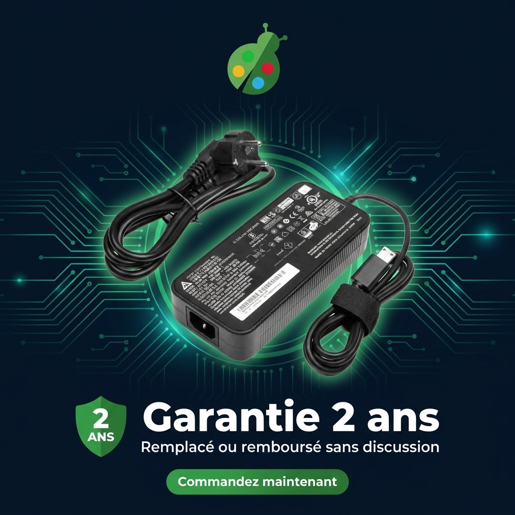 Chargeur ordinateur portable msi vector 16 hx a14vgg 253fr