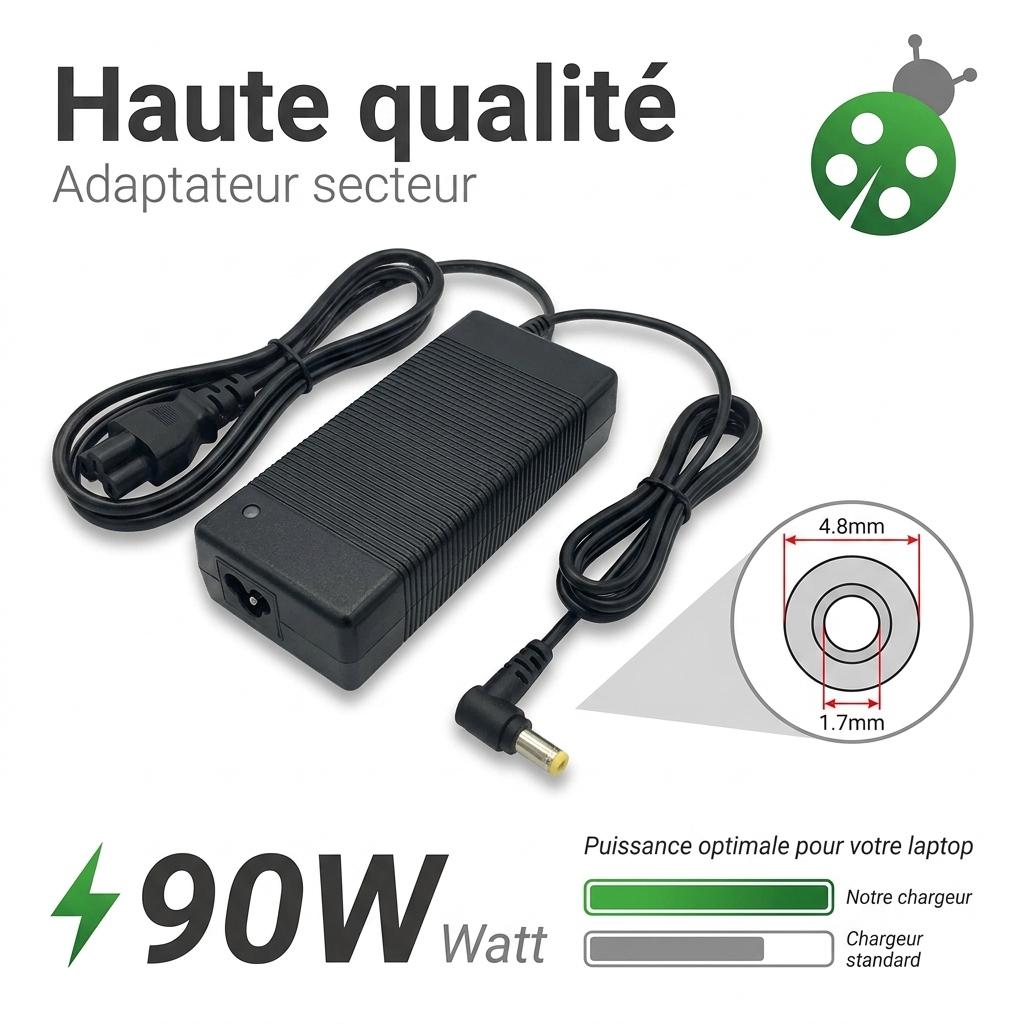 Chargeur ordinateur portable hp  pavilion dv6000