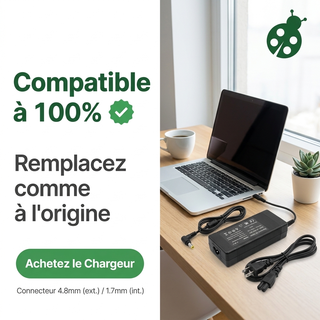 Chargeur ordinateur portable hp  pavilion dv6000