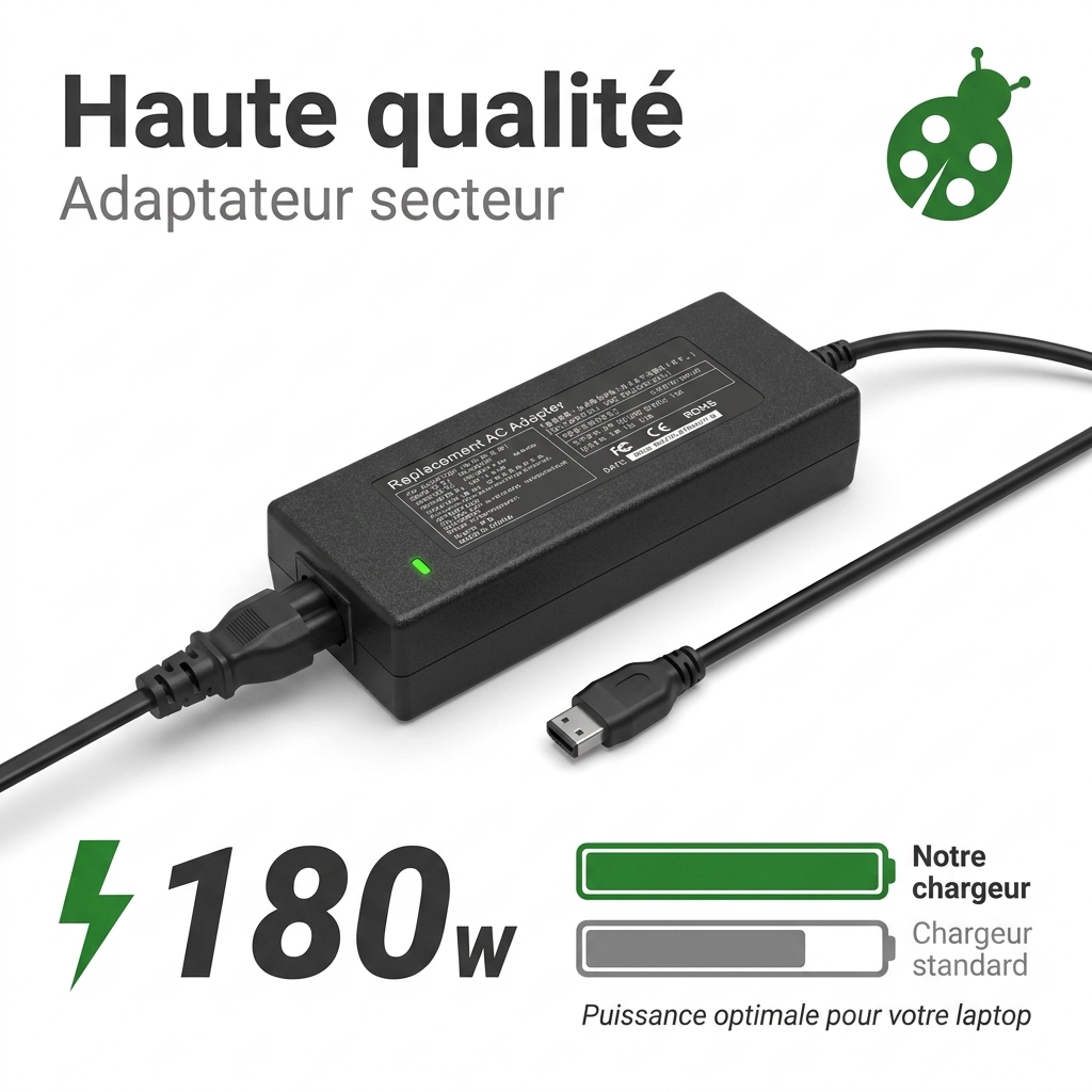 Chargeur ordinateur portable hp  pavilion zd8000 cto