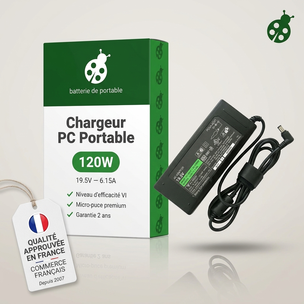 Chargeur ordinateur portable sony vaio vgn a150