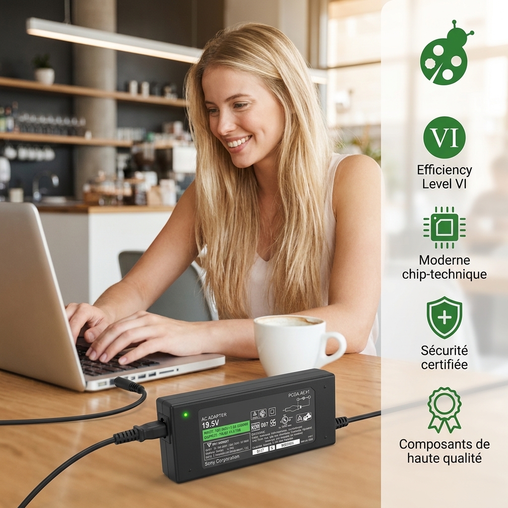 Chargeur ordinateur portable sony vaio vgn a150