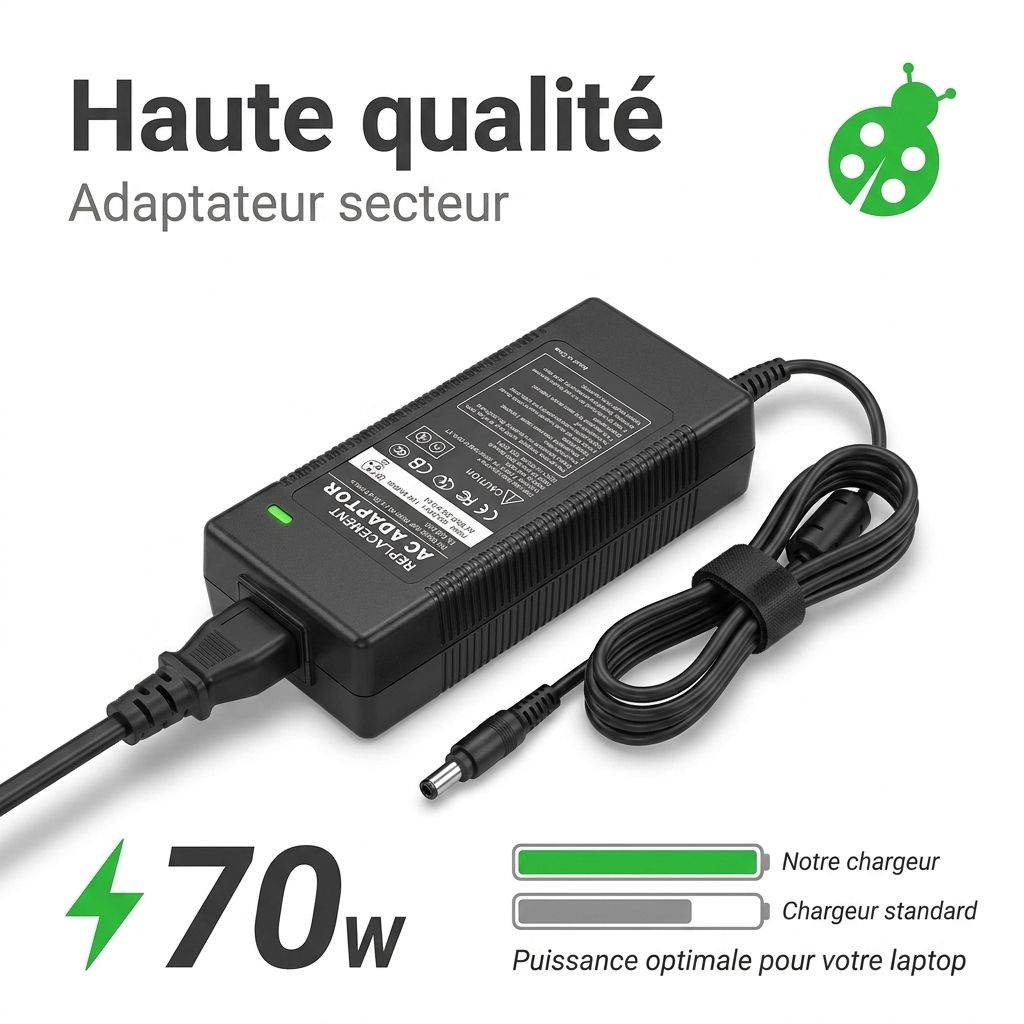 Chargeur ordinateur portable dell x15 plus
