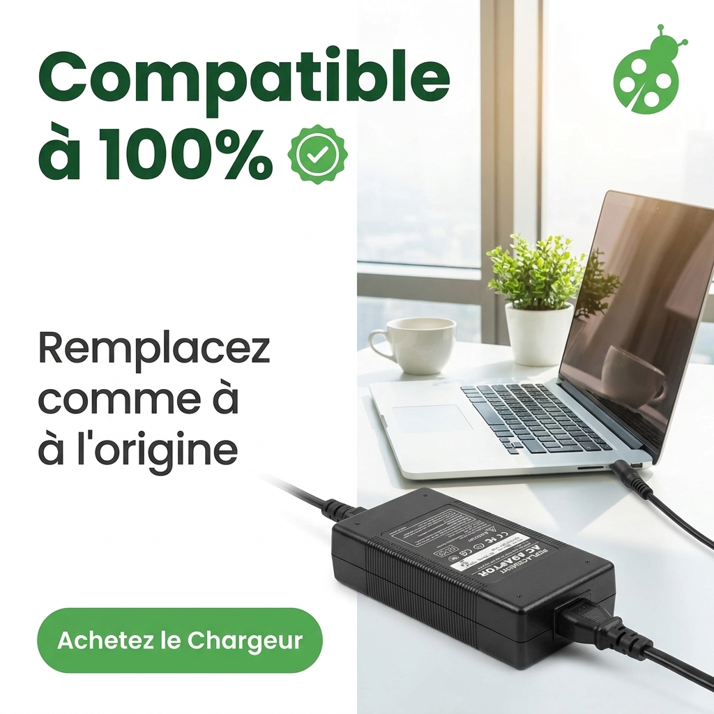 Chargeur ordinateur portable dell x15 plus