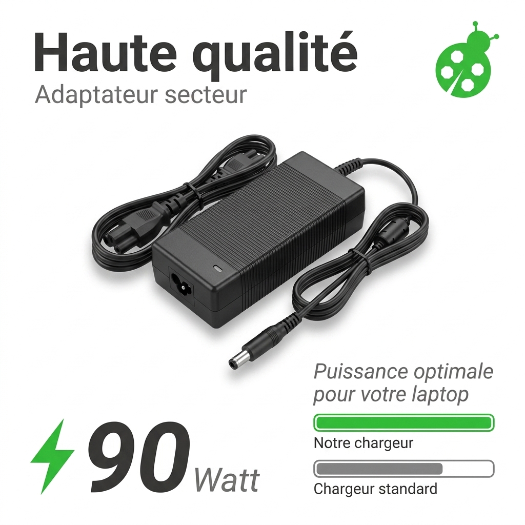 Chargeur ordinateur portable dell studio 1737