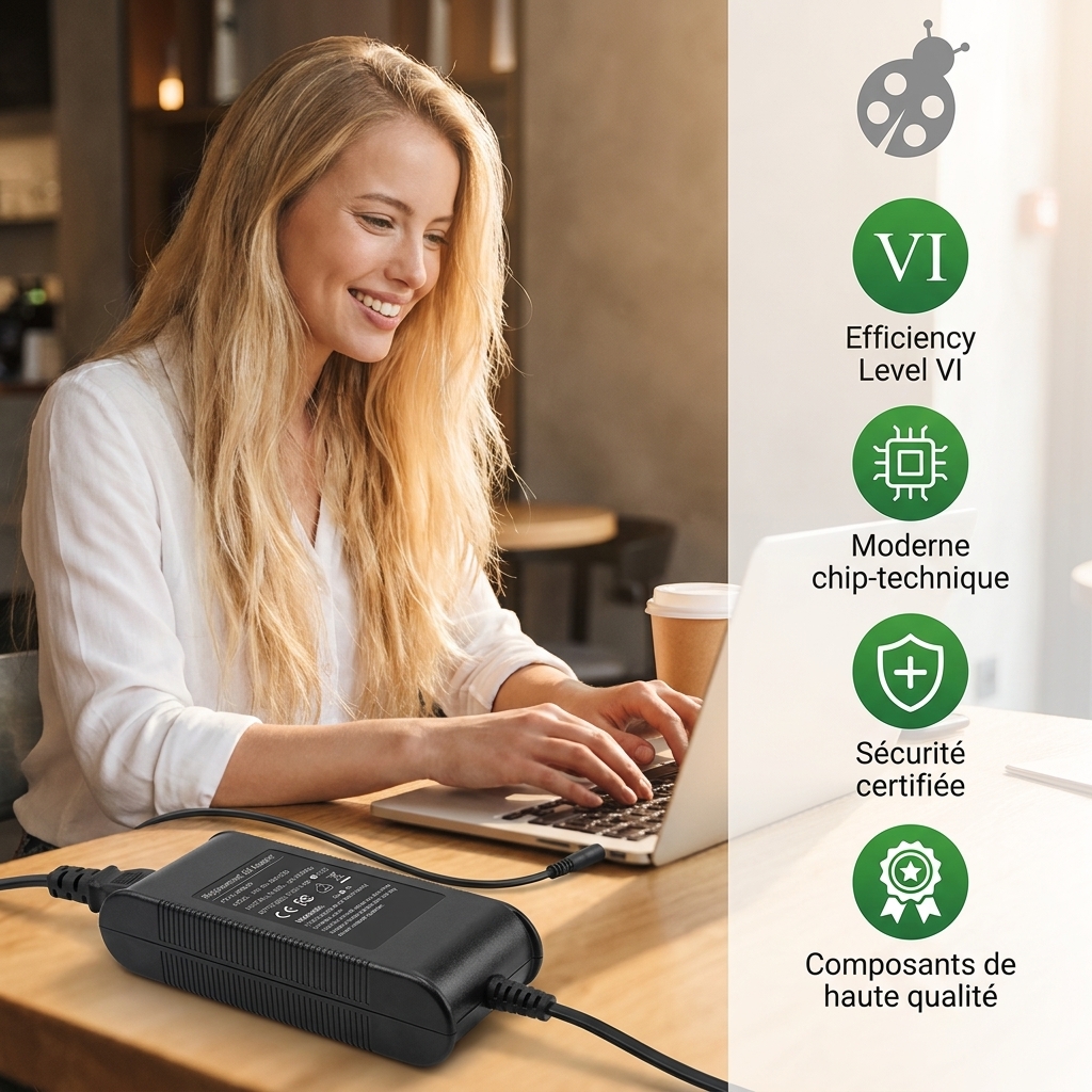Chargeur ordinateur portable dell studio 1737