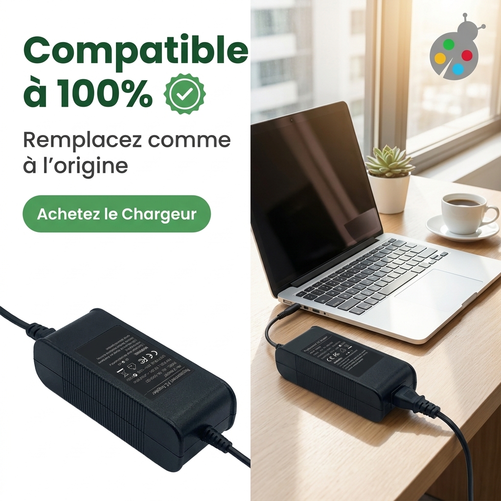 Chargeur ordinateur portable dell studio 1737
