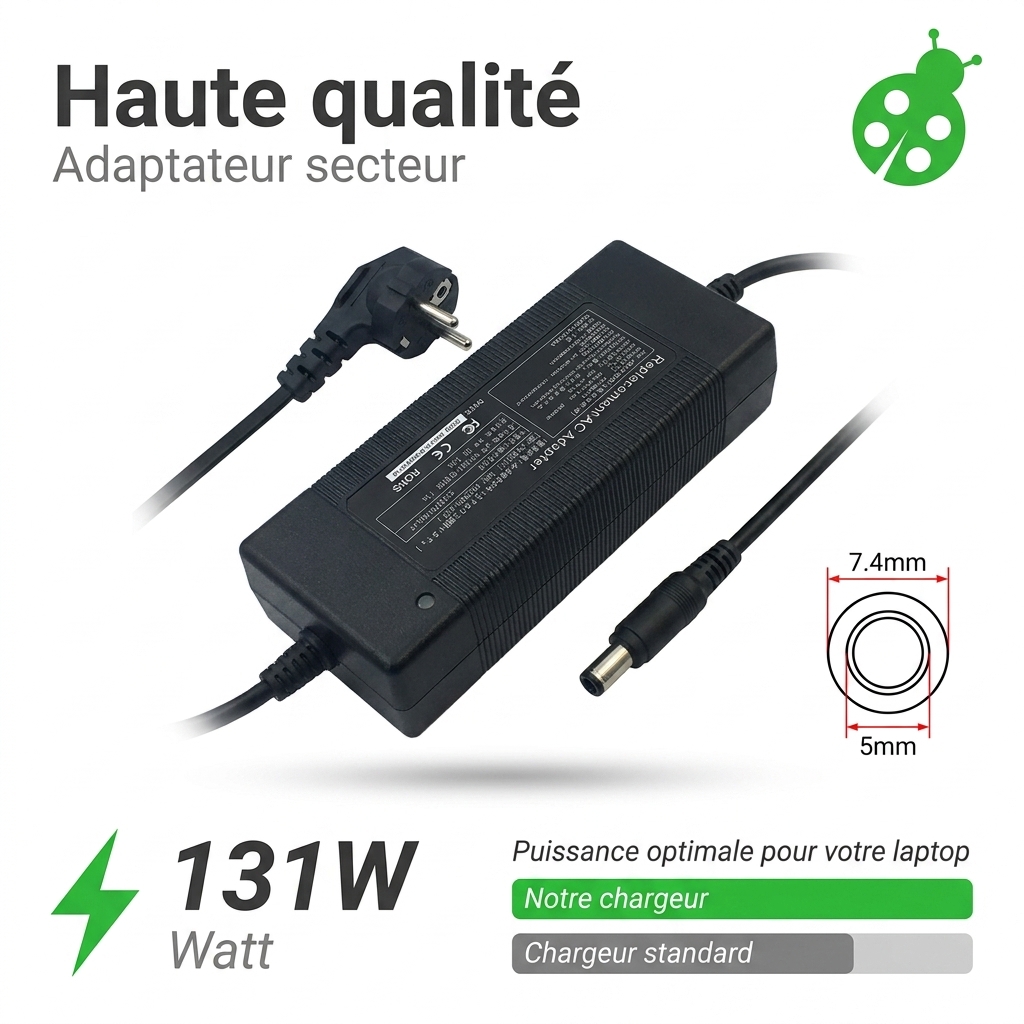 Chargeur ordinateur portable dell xps l702x