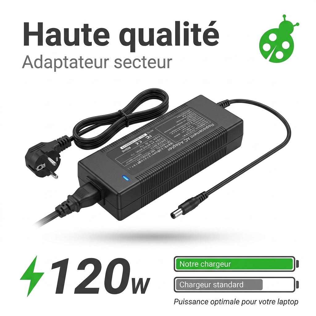 Chargeur ordinateur portable toshiba qosmio g20 109