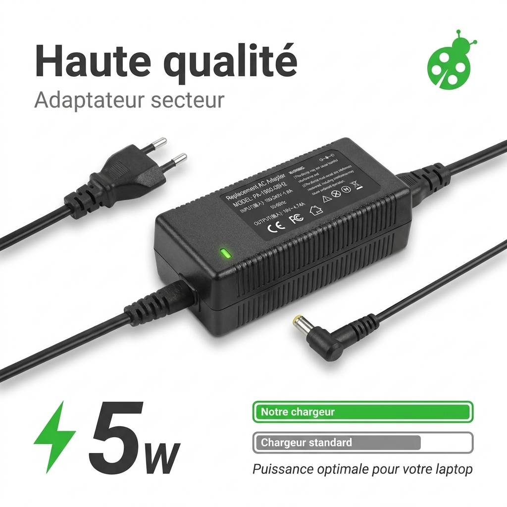 Chargeur ordinateur portable hipro hp ow135f13
