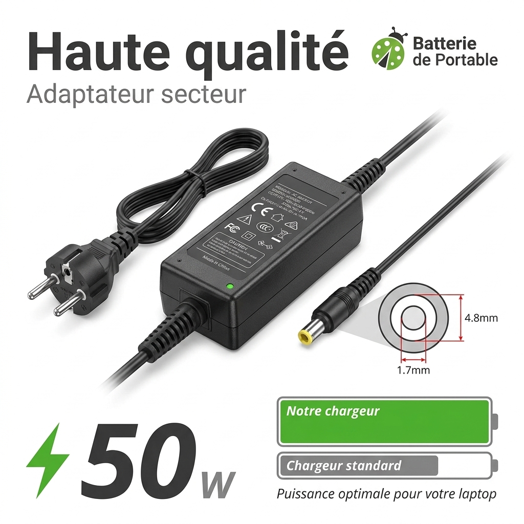 Chargeur ordinateur portable asus l1