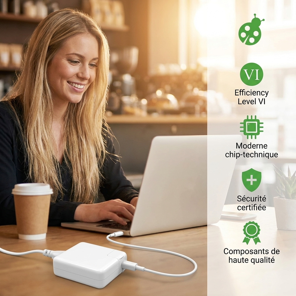 Chargeur ordinateur portable apple ibook g4 12 m9846ch/a