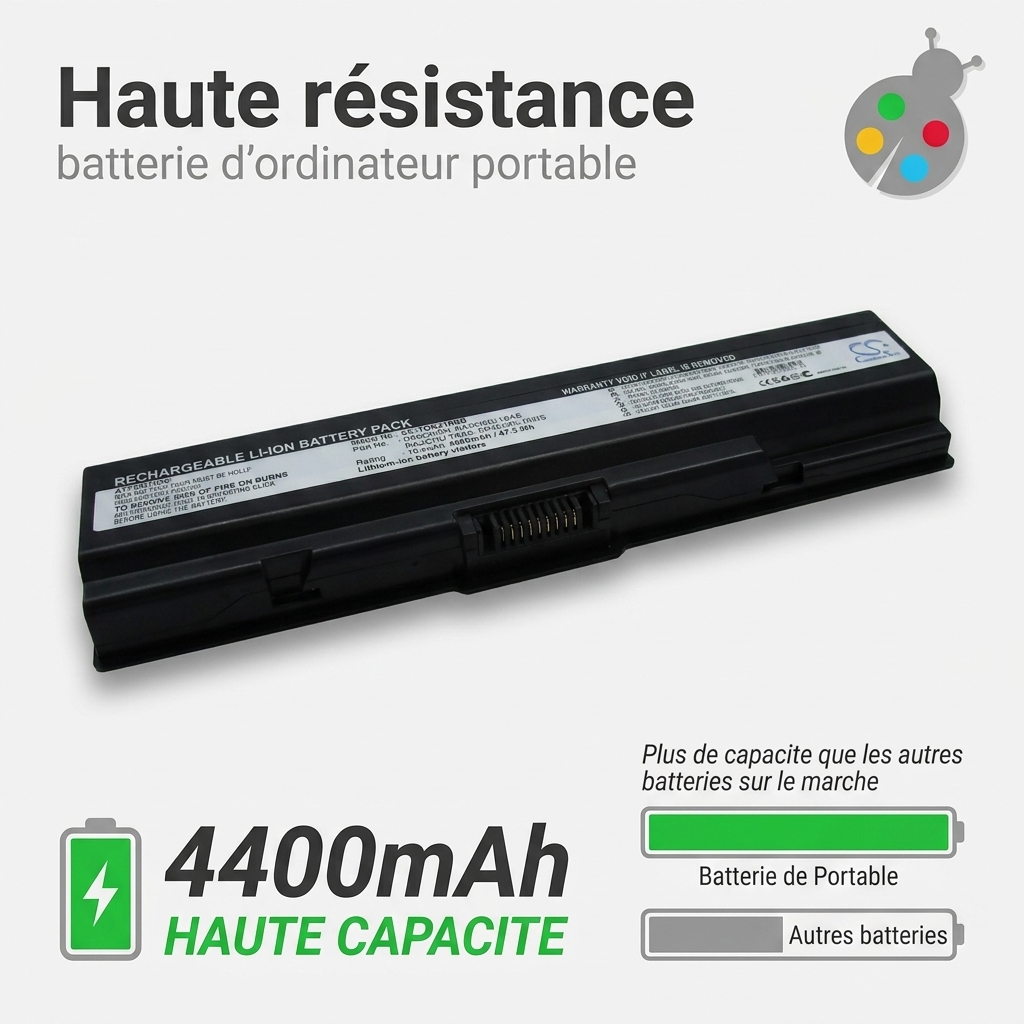 Batterie ordinateur portable toshiba satellite a350 st3601