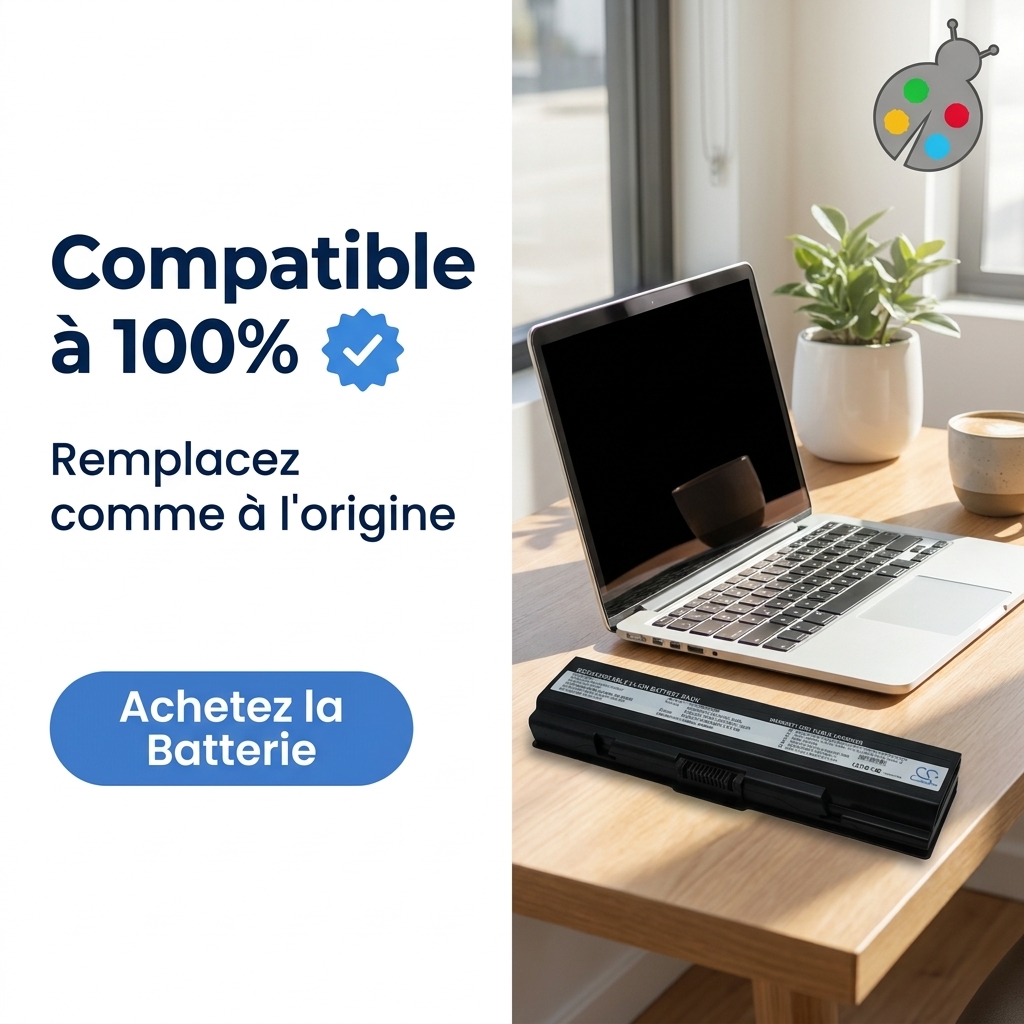 Batterie ordinateur portable toshiba satellite a350 st3601