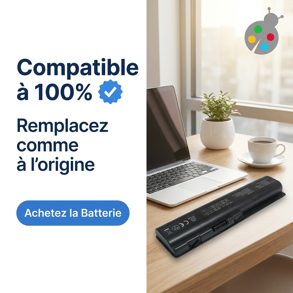 Batterie ordinateur portable hp pavilion dv5 1130ef