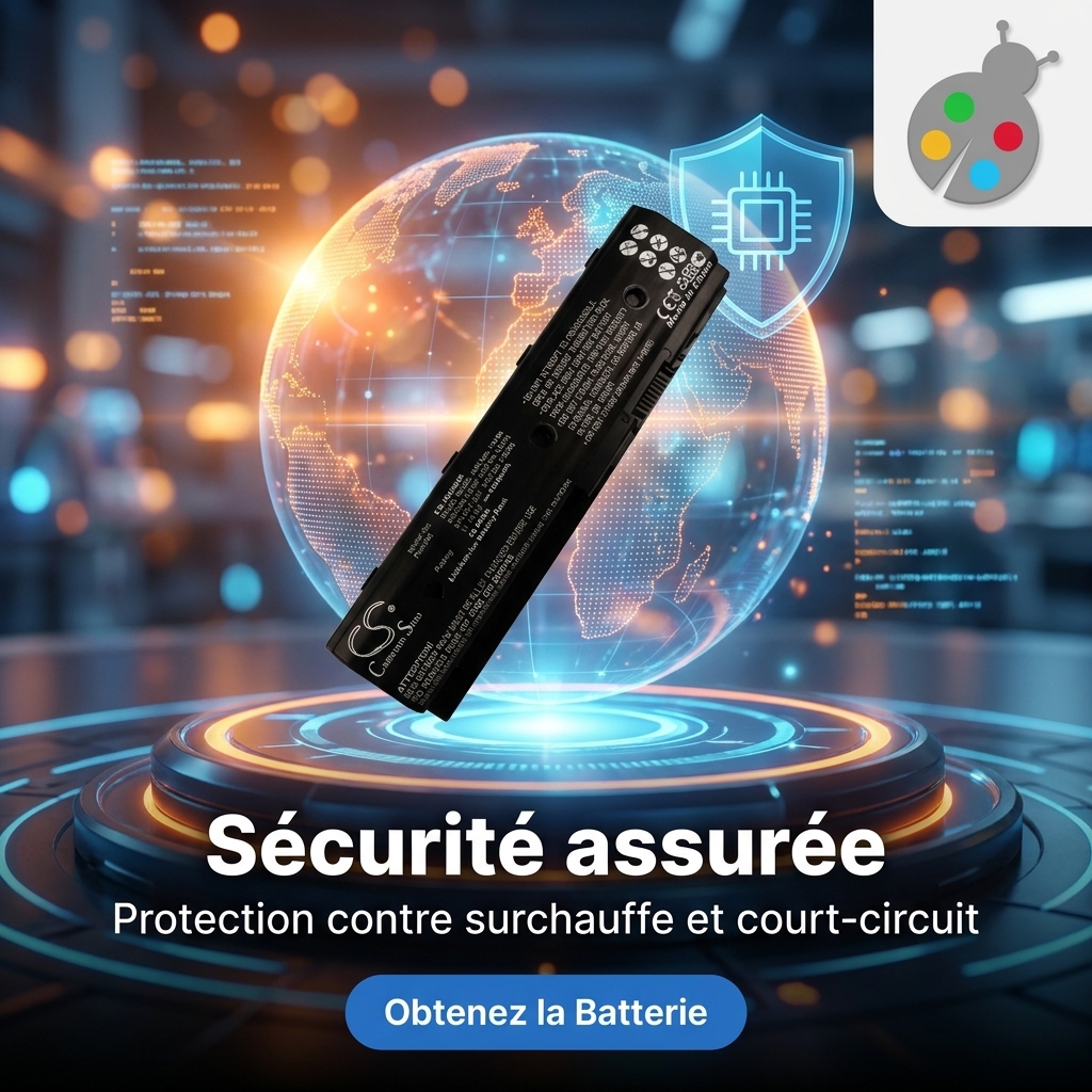Batterie ordinateur portable hp pavilion dv7 7065sf