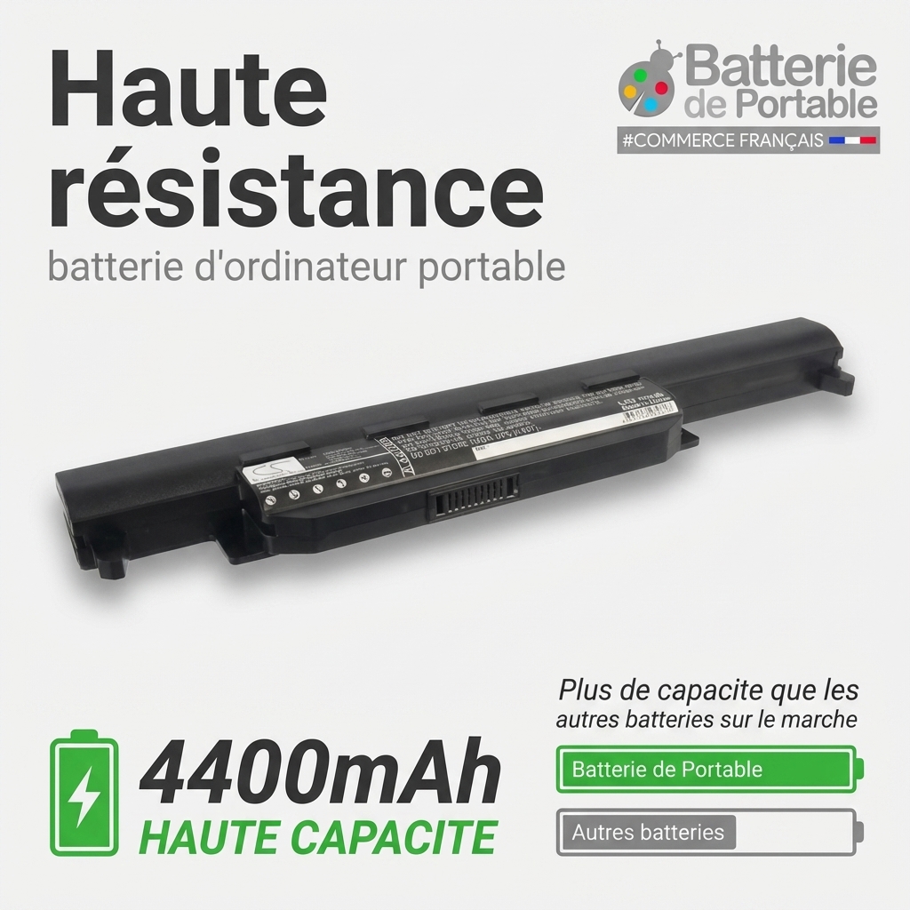 Batterie ordinateur portable asus x75v
