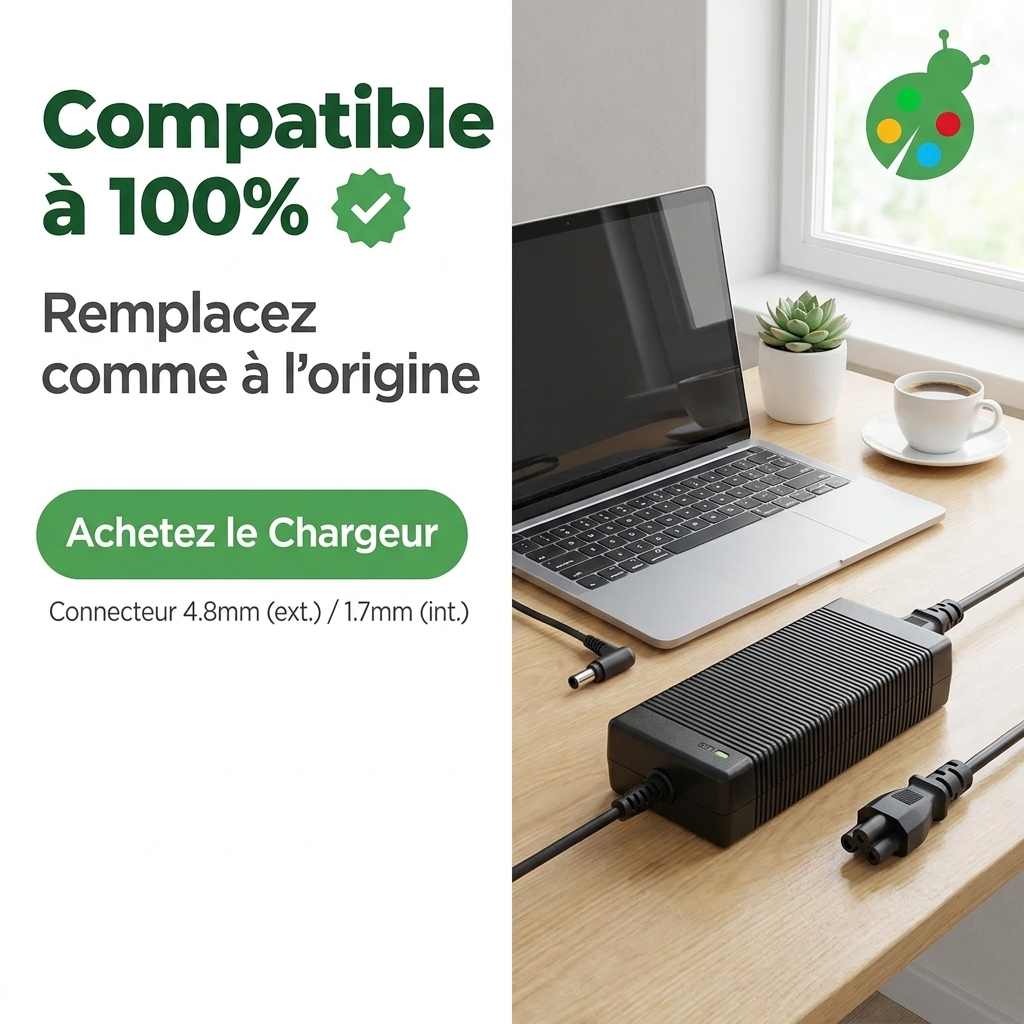 Chargeur ordinateur portable hp  pavilion 15 b150ef