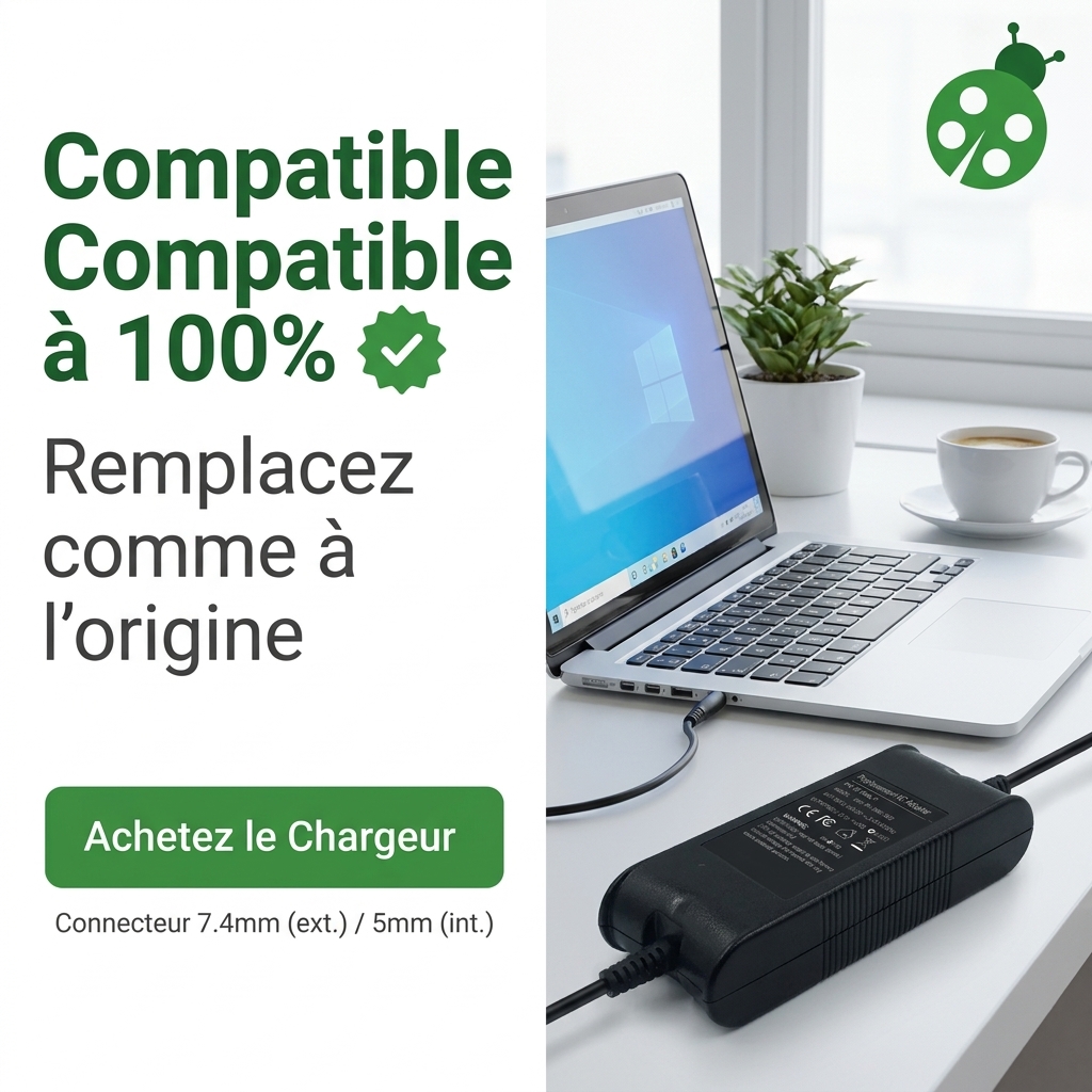 Chargeur ordinateur portable dell vostro 2520