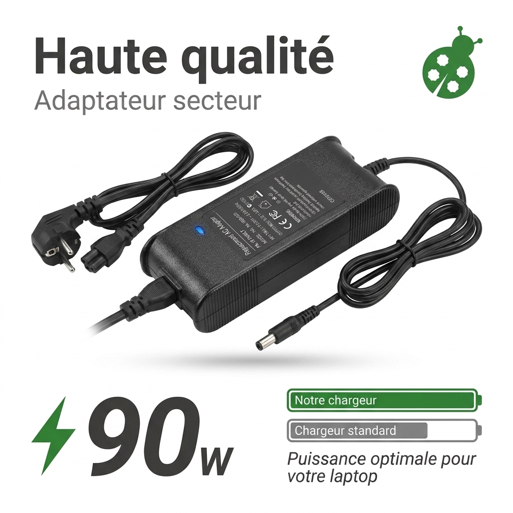Chargeur ordinateur portable dell latitude e6410
