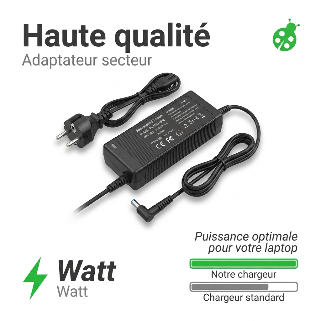 Chargeur ordinateur portable dell xps 13d 2