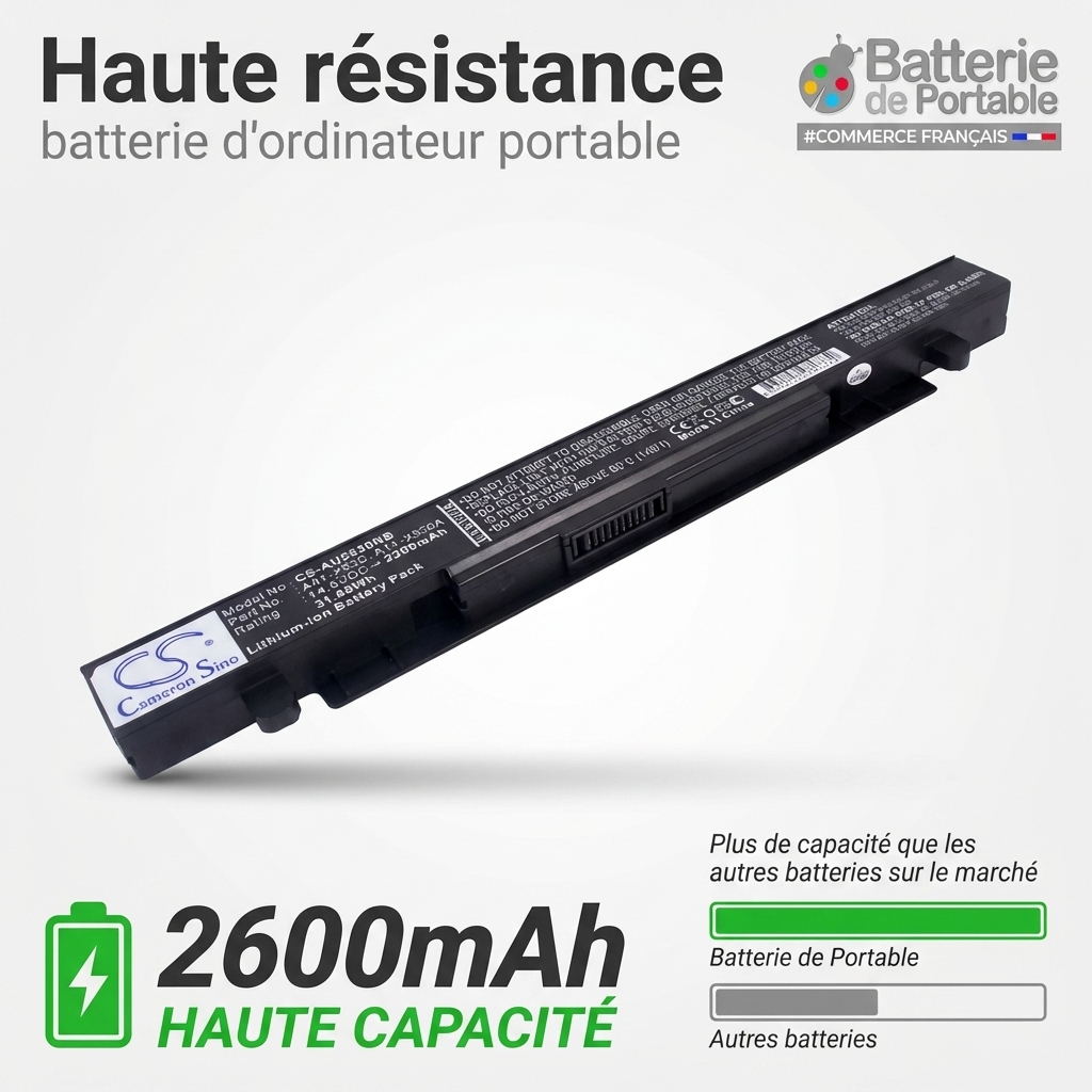 Batterie ordinateur portable asus r510j