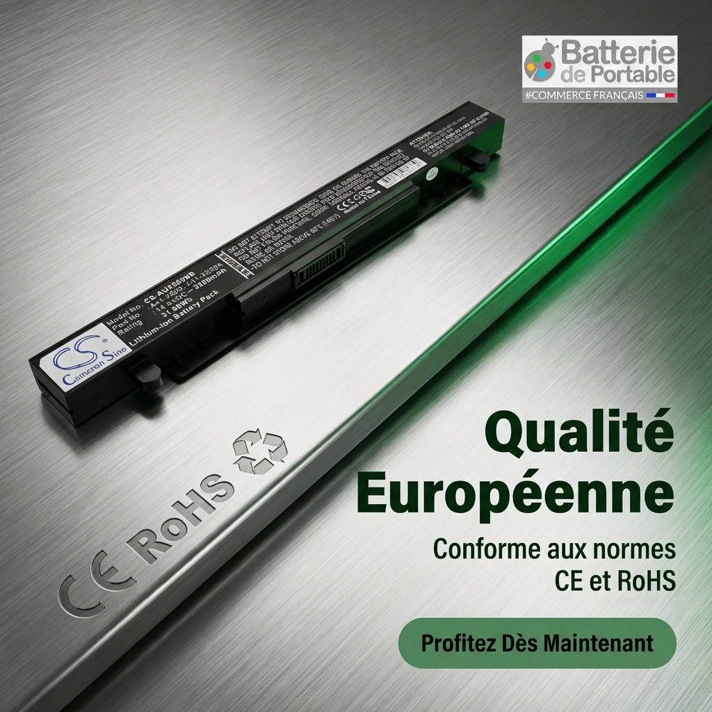 Batterie ordinateur portable asus r510j