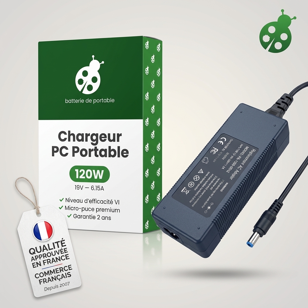 Chargeur hp  envy 15 j091ef