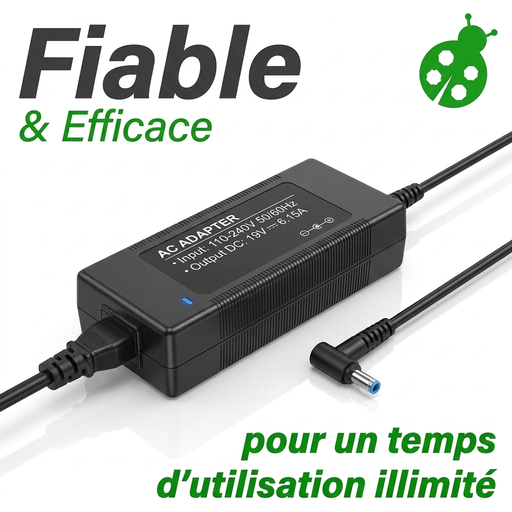 Chargeur ordinateur portable hp  envy 17 j091ef