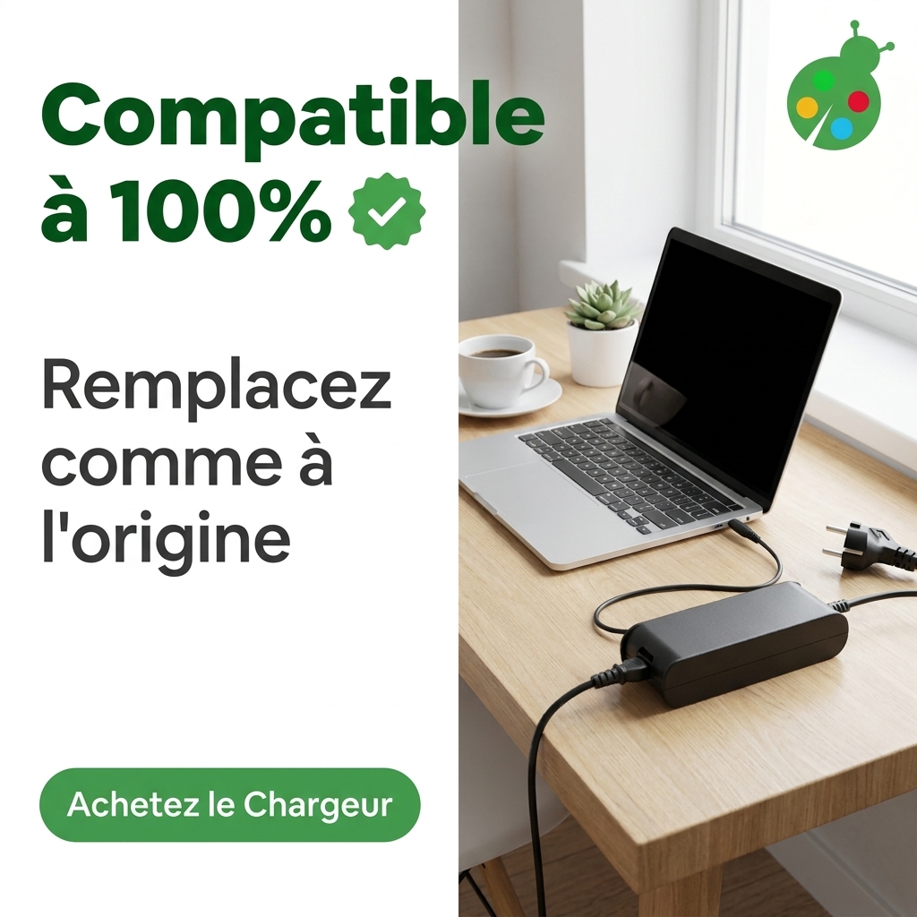 Chargeur ordinateur portable dell vostro 1550