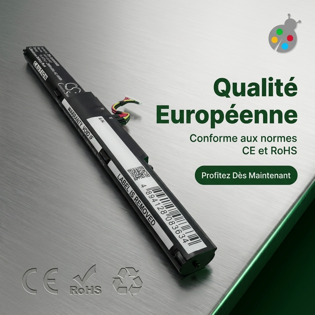 Batterie ordinateur portable asus a550dp5750