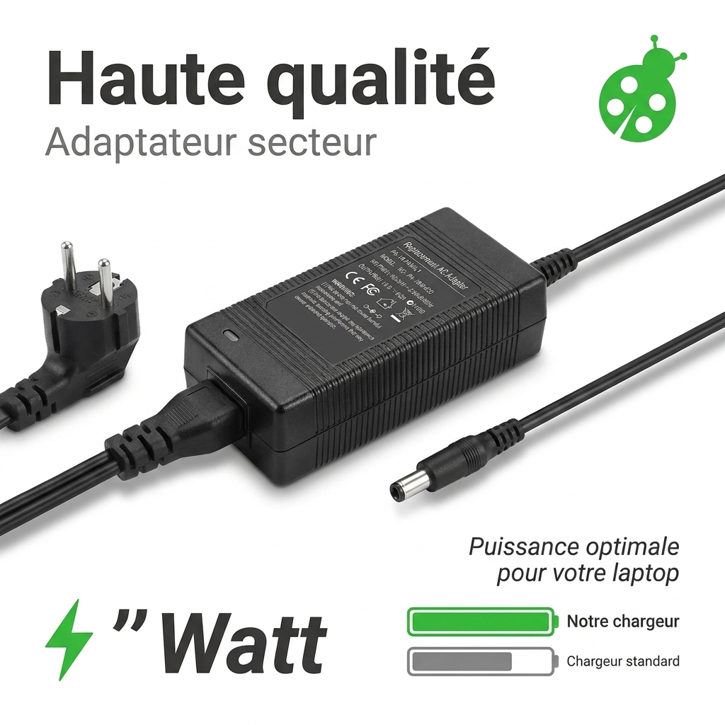 Chargeur ordinateur portable dell latitude 3340