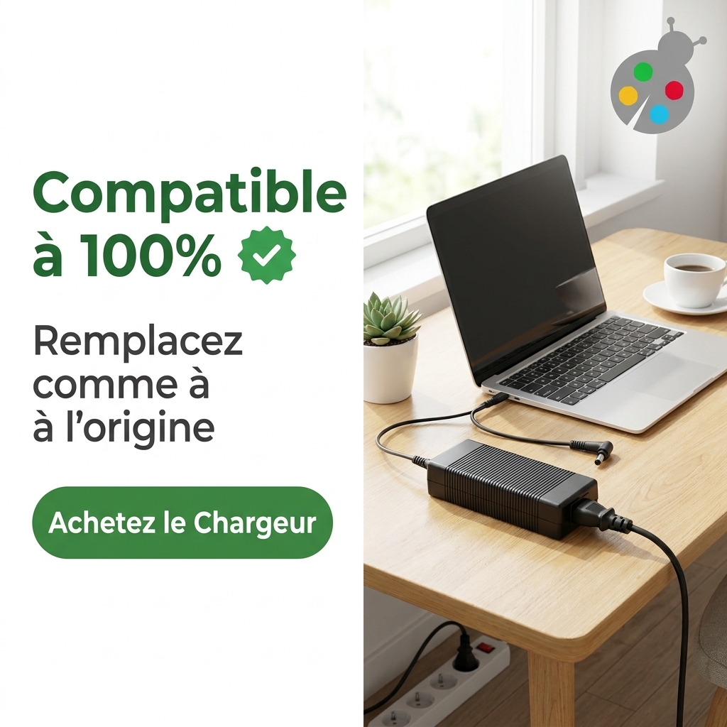 Chargeur ordinateur portable dell latitude 3340