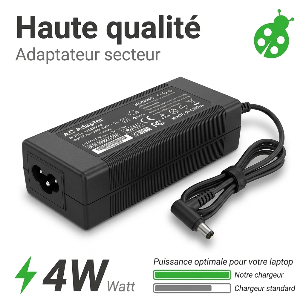 Chargeur ordinateur portable sony vaio svf1421e2e